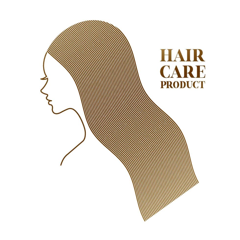 Hair protect and care technology concept illustration. vector