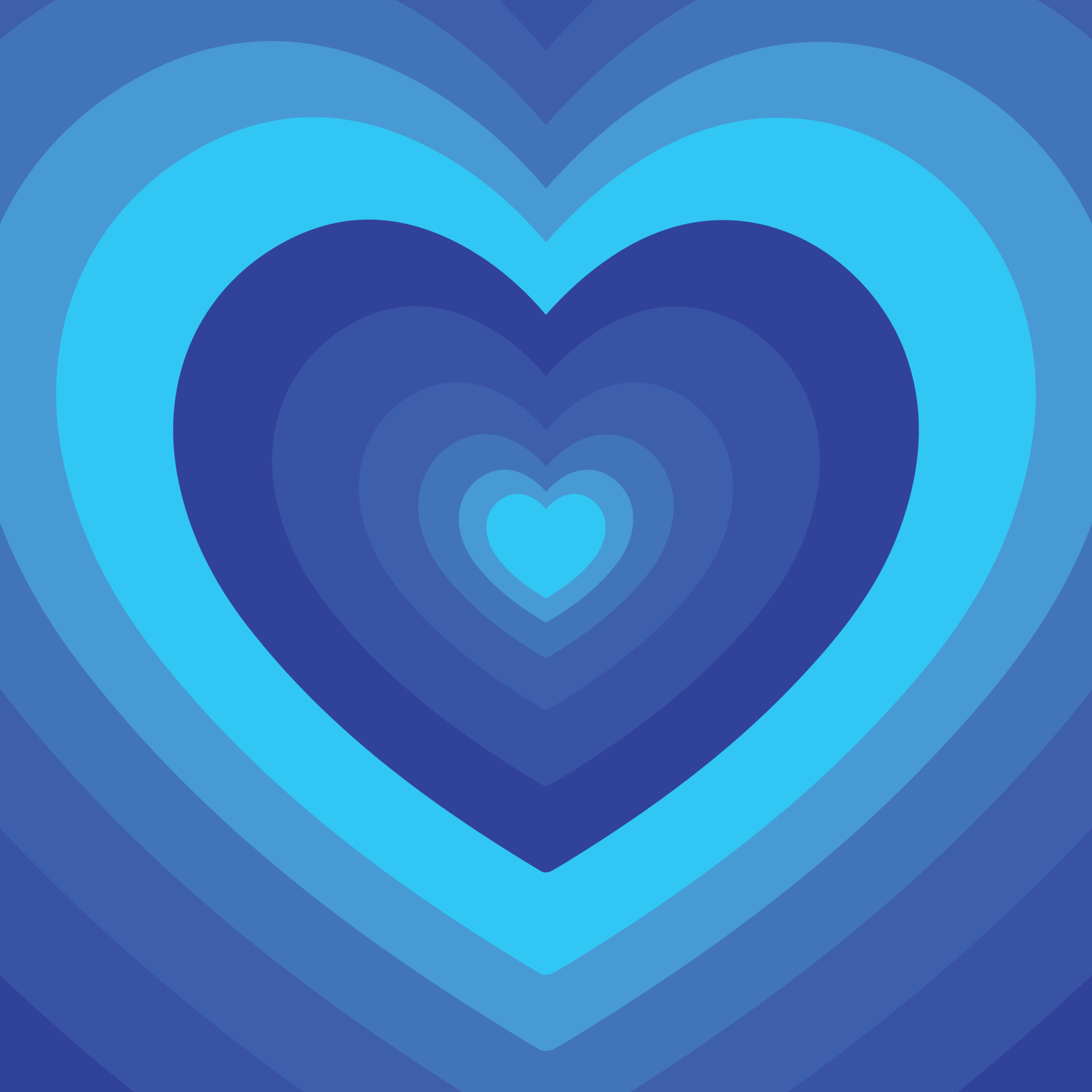 Abstract Blue Color Heart Illustration 21426284 Vector Art at Vecteezy