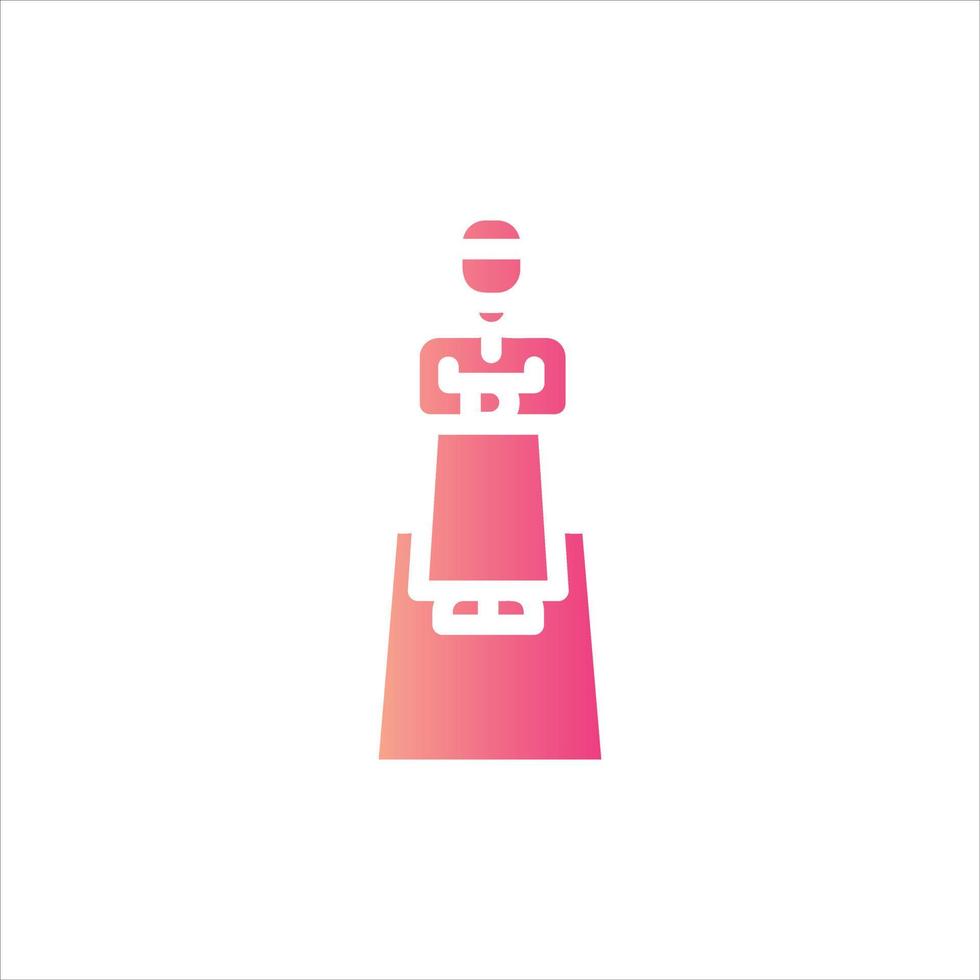 shalat icon with isolated vektor and transparent background vector