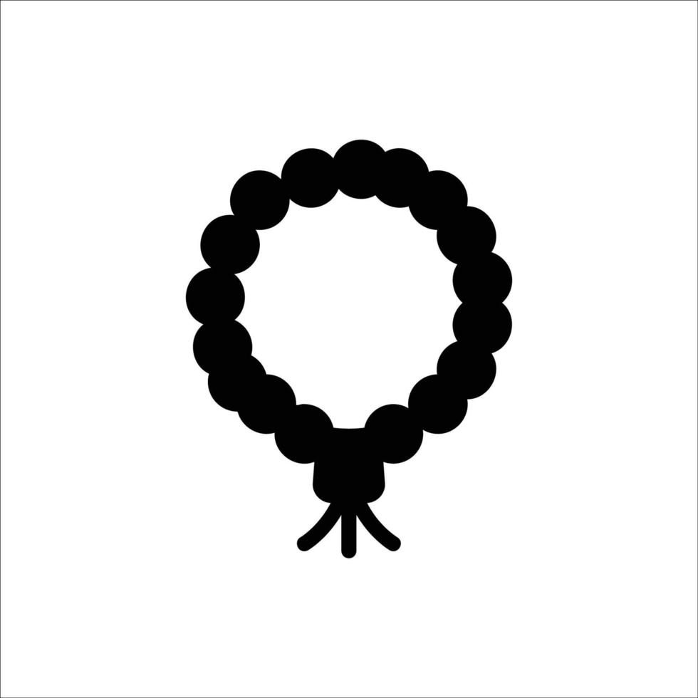 tasbih icon with isolated vektor and transparent background vector