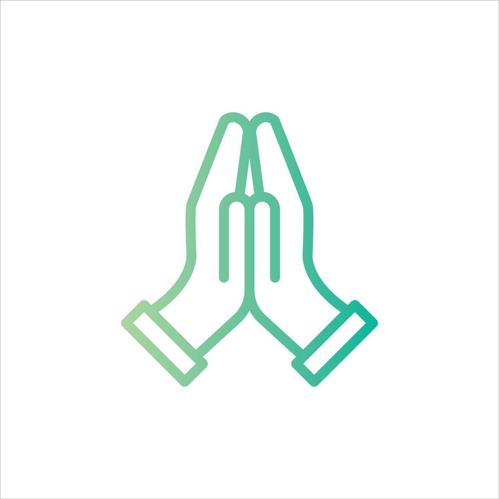 mosque icon with isolated vektor and transparent background vector