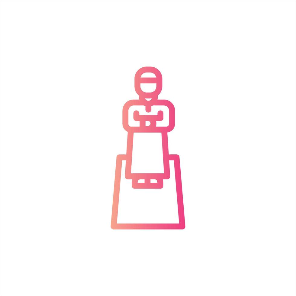 shalat icon with isolated vektor and transparent background vector