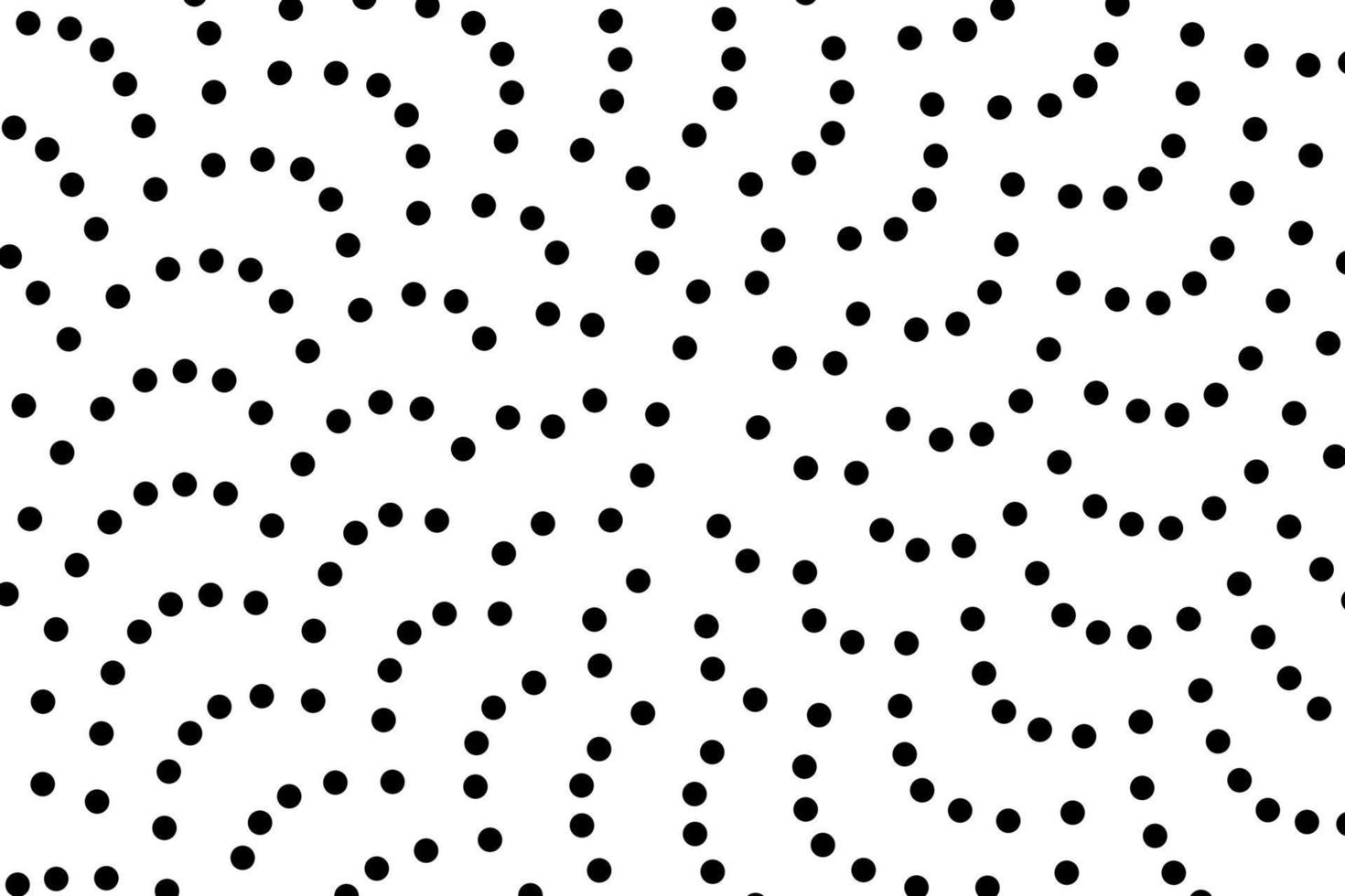 Ramdon pattern of black dots on white background vector