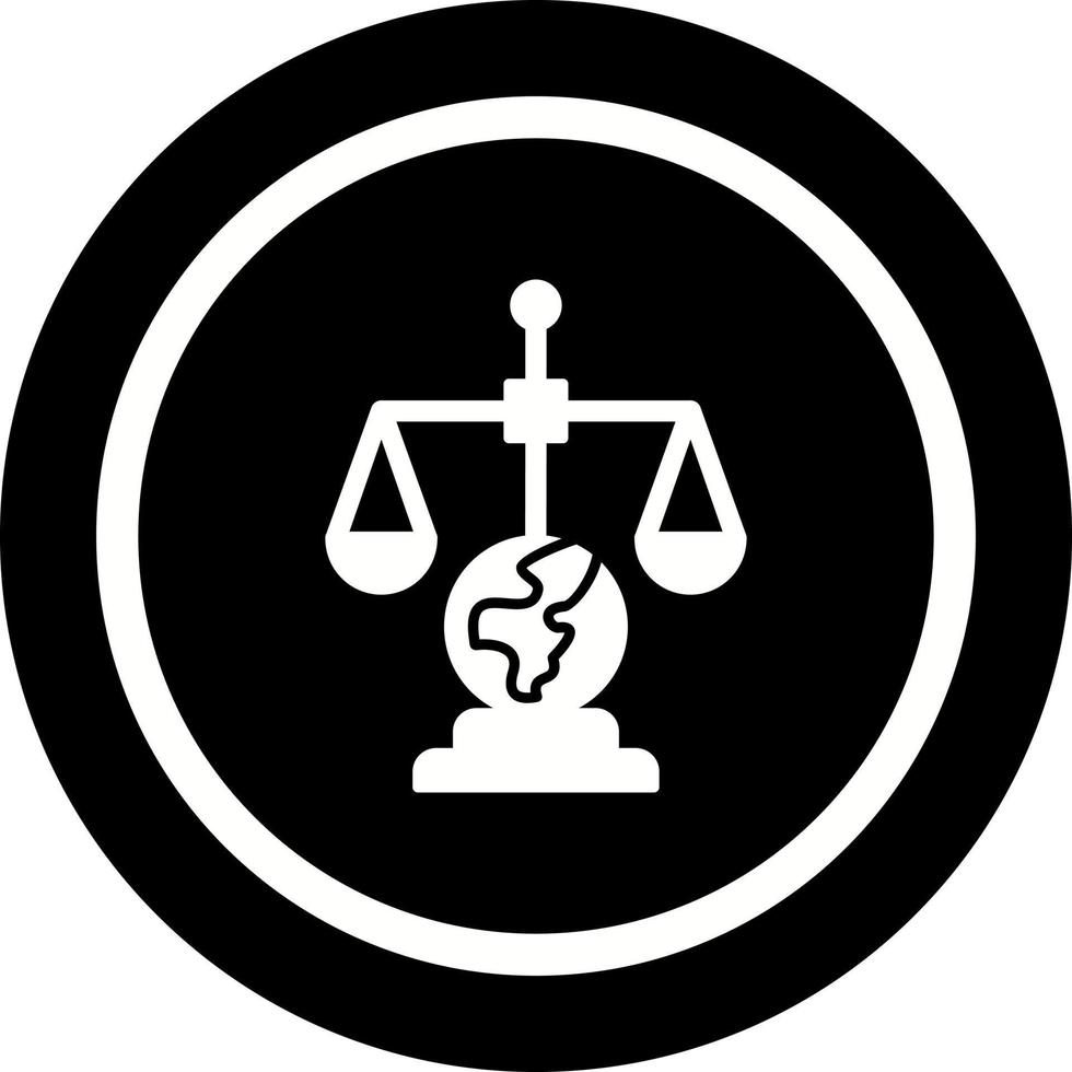 International Law Vector Icon