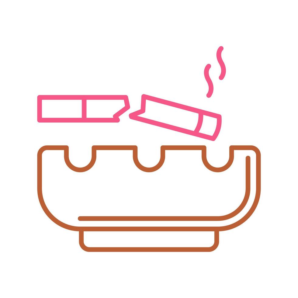 Broken Cigarette Vector Icon