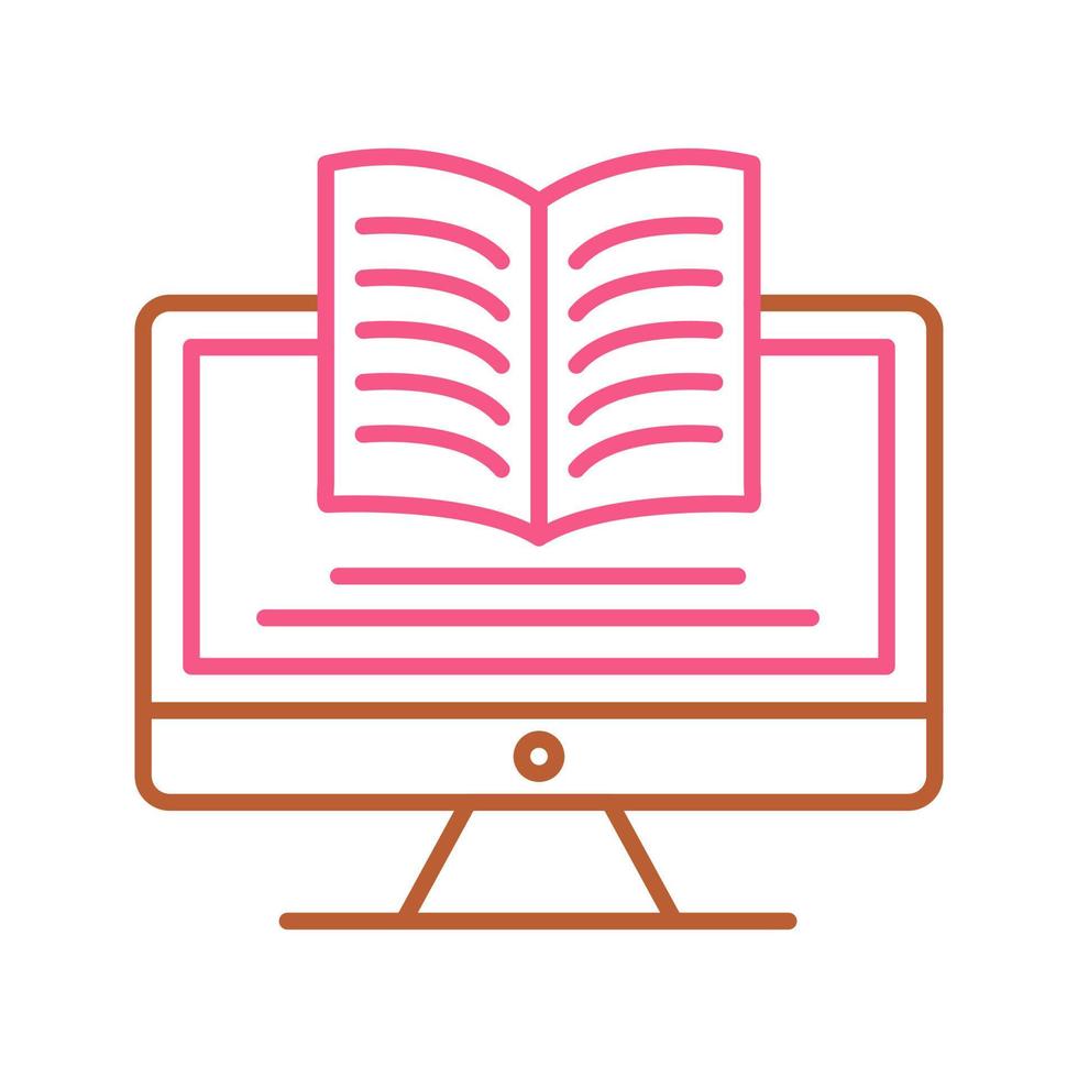 Digital Learning Vector Icon
