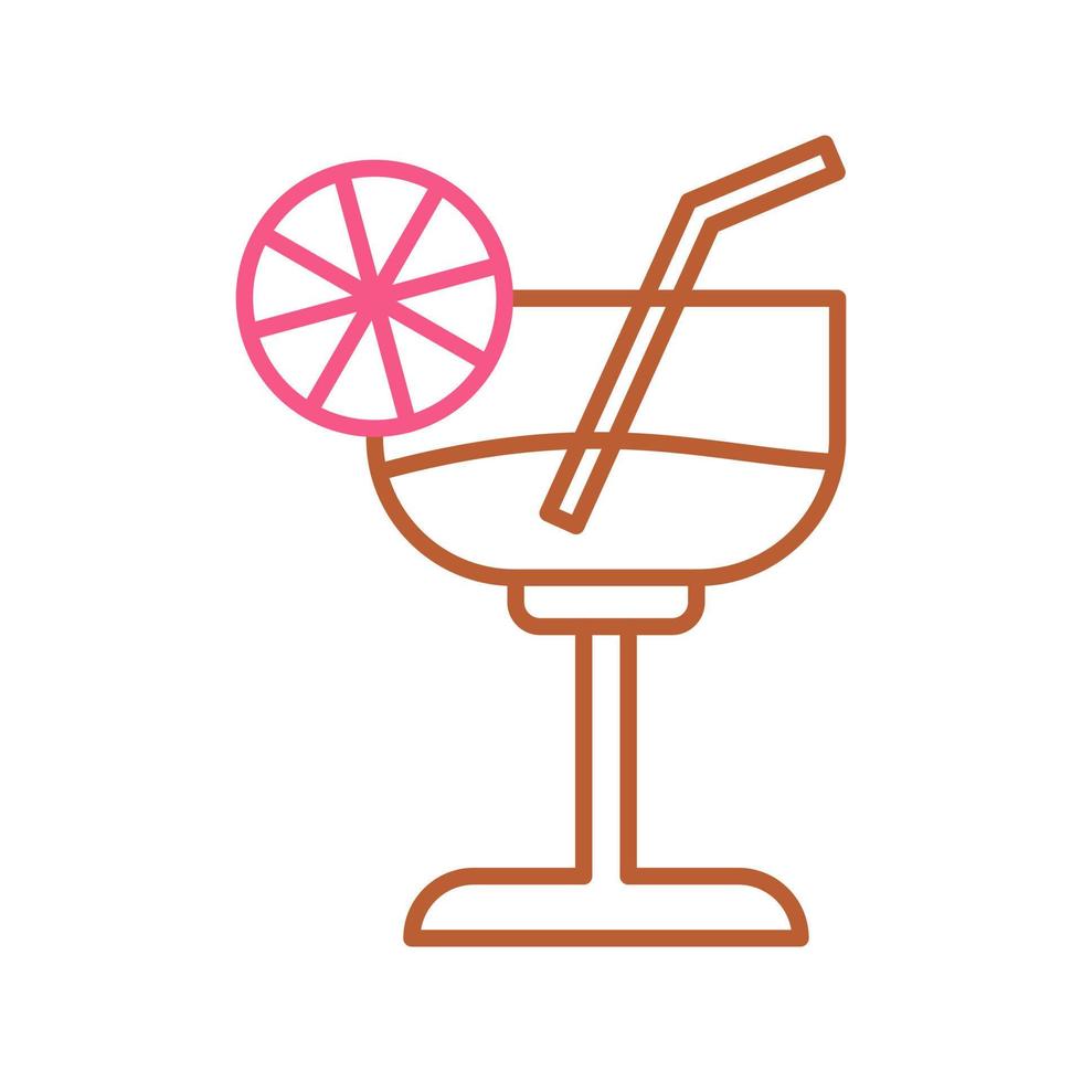 icono de vector de coctel