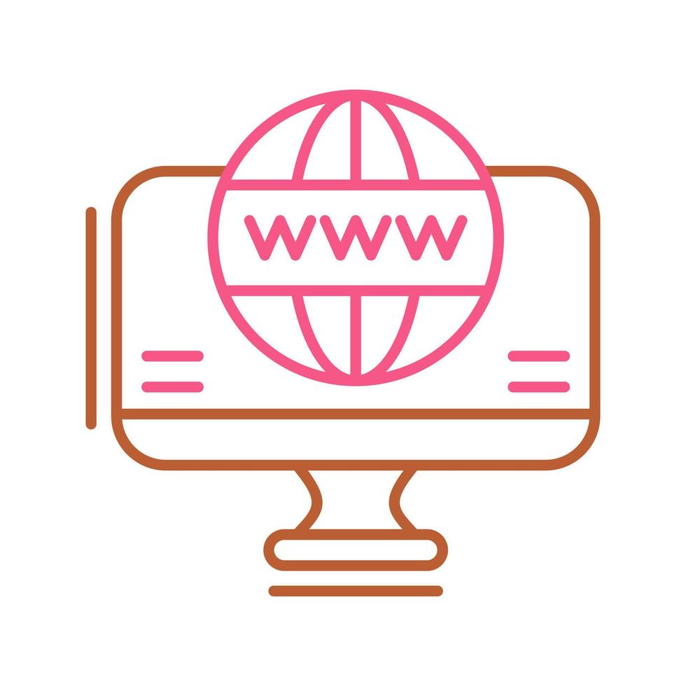 icono de vector web