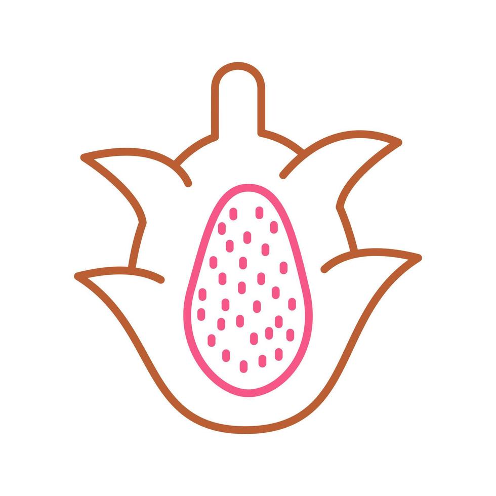 icono de vector de fruta de dragón