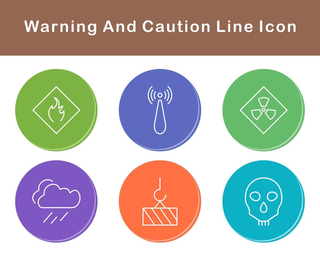 Warning And Caution Vector Icon Set