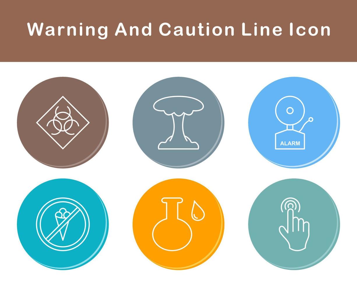 Warning And Caution Vector Icon Set