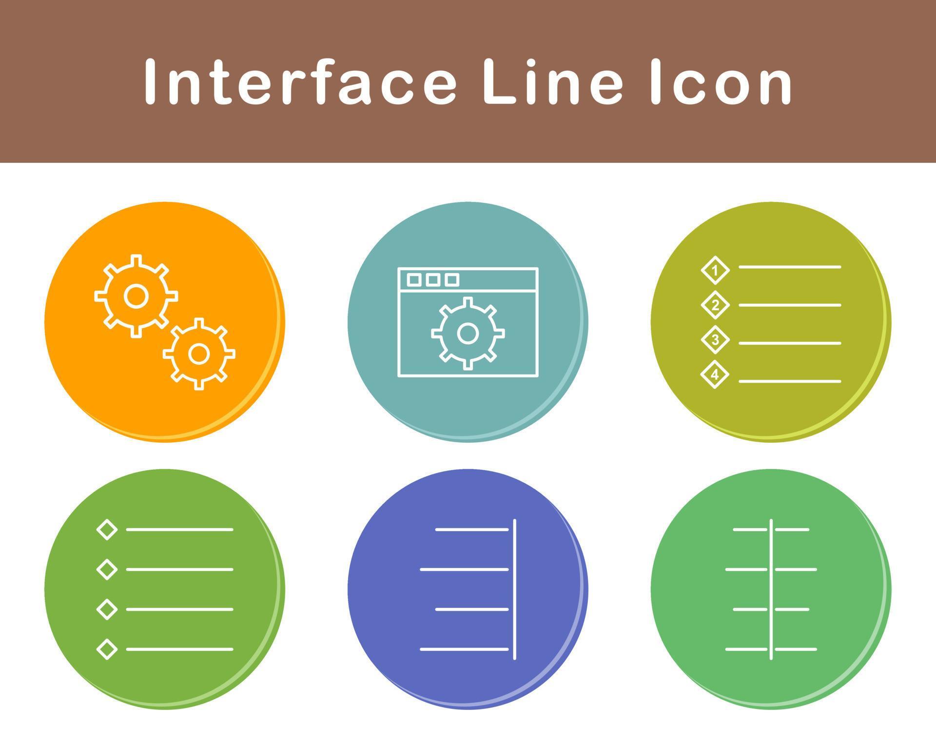 Interface Vector Icon Set 21427340 Vector Art at Vecteezy