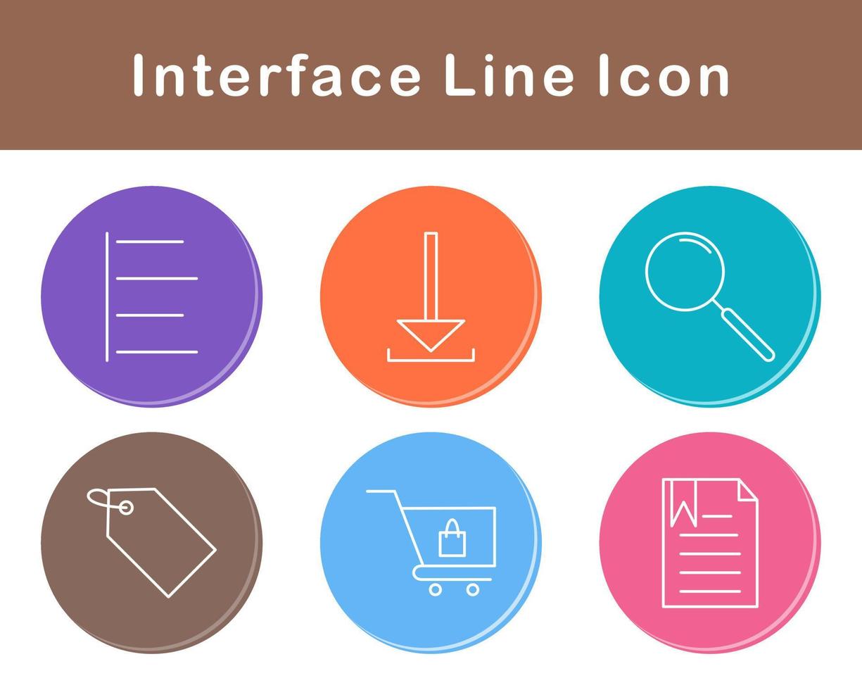 Interface Vector Icon Set