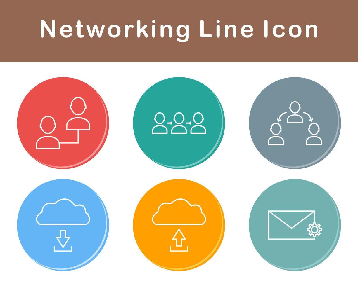 Networking Vector Icon Set