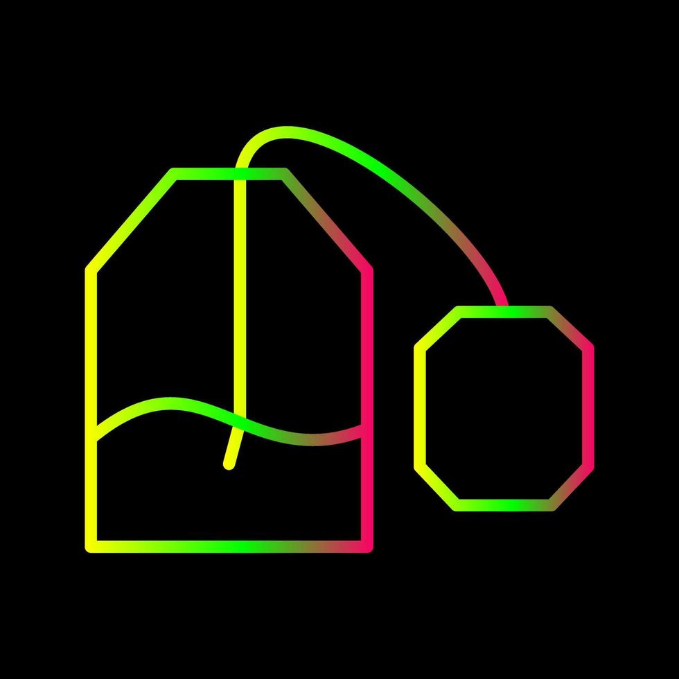 Tea Bag Unique Vector Icon