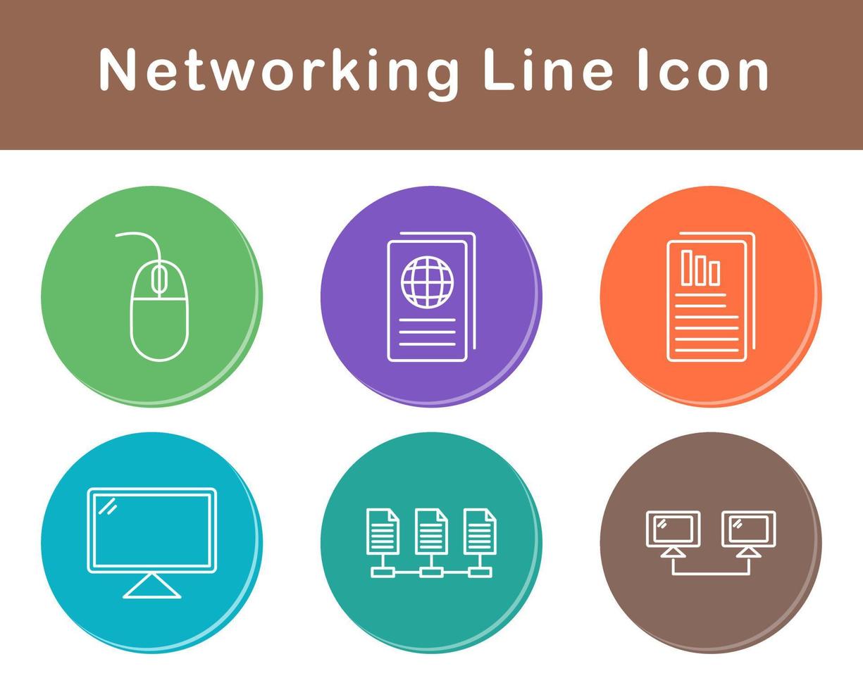 Networking Vector Icon Set