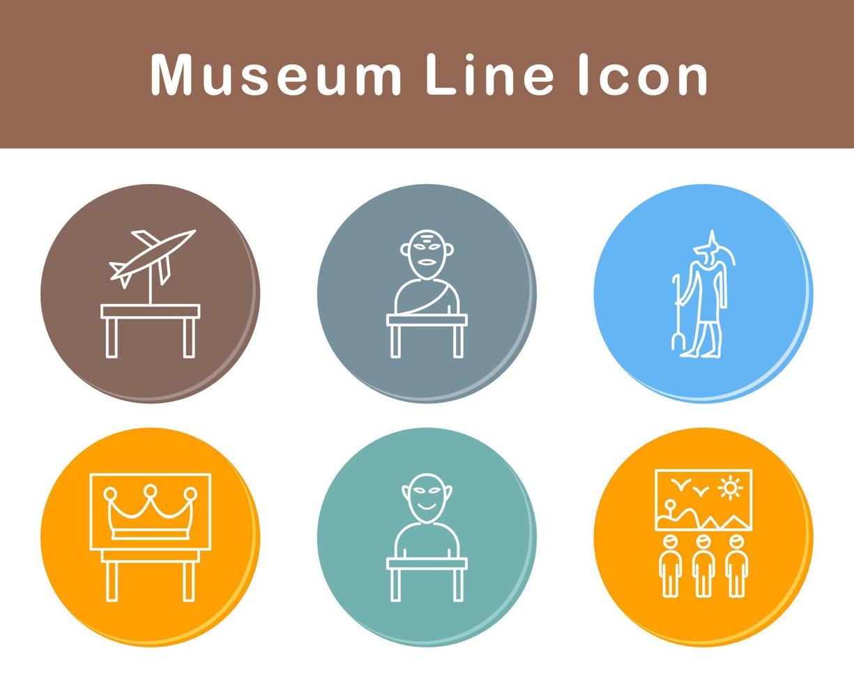 Museum Vector Icon Set