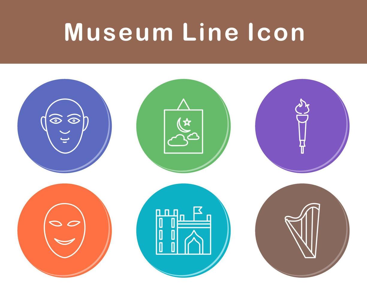 Museum Vector Icon Set