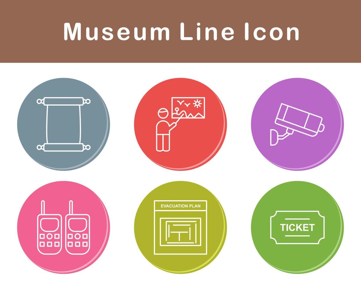 Museum Vector Icon Set