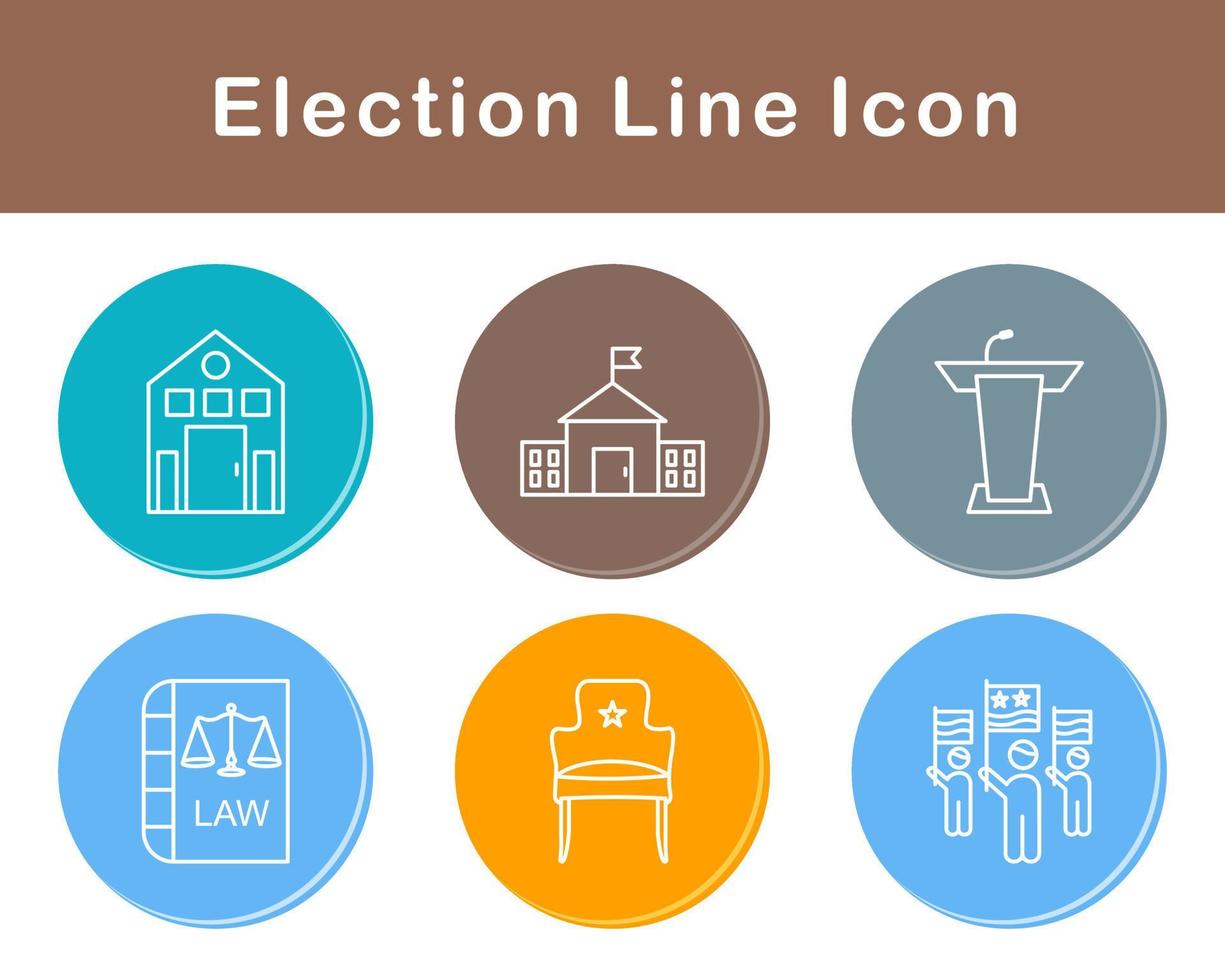 elección vector icono conjunto