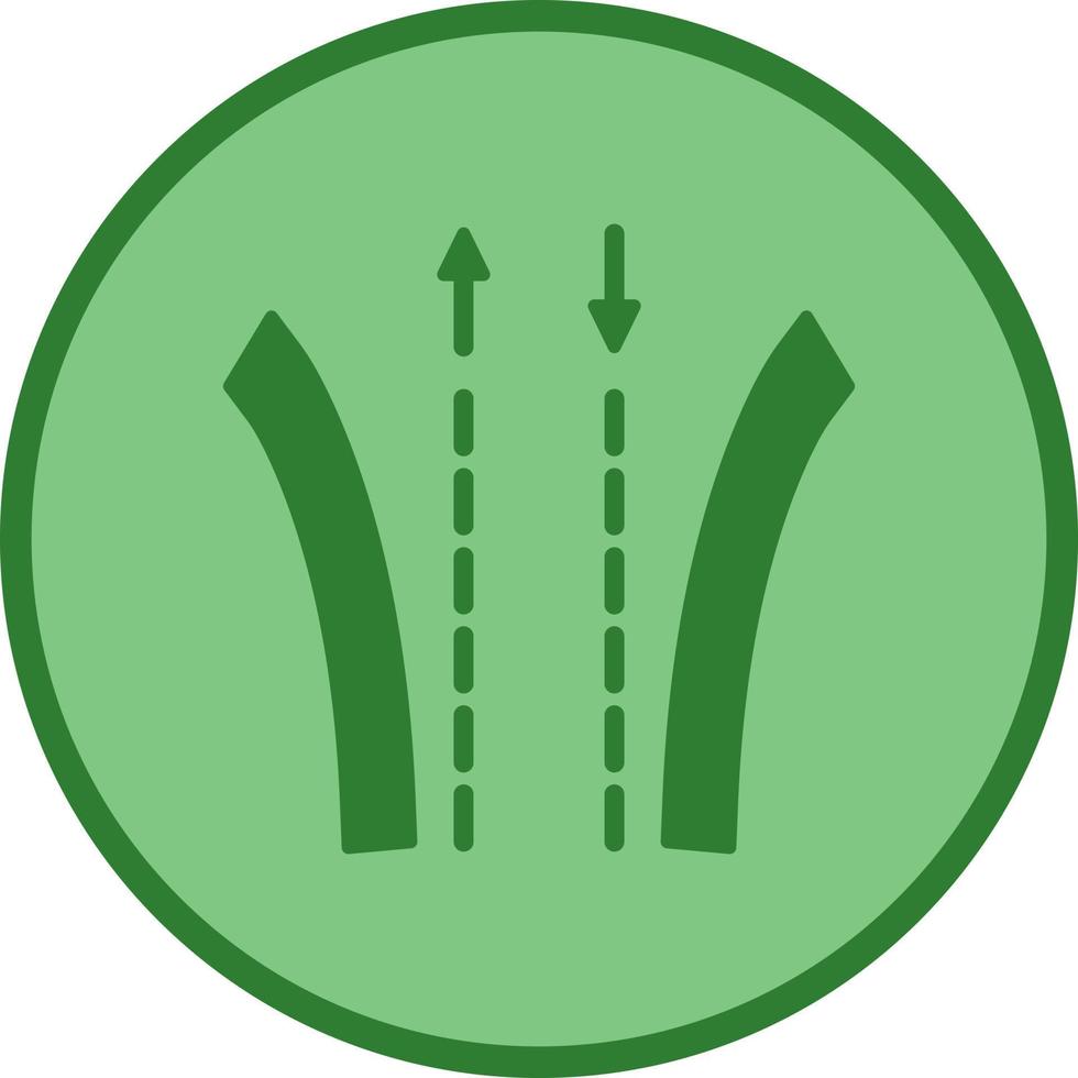 Way Glyph Icon vector