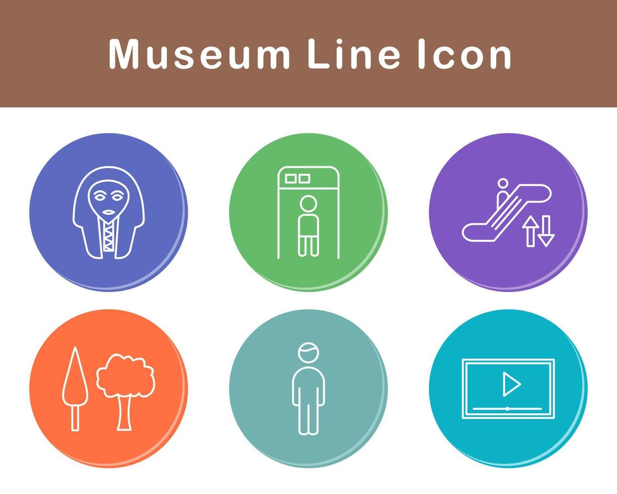 Museum Vector Icon Set