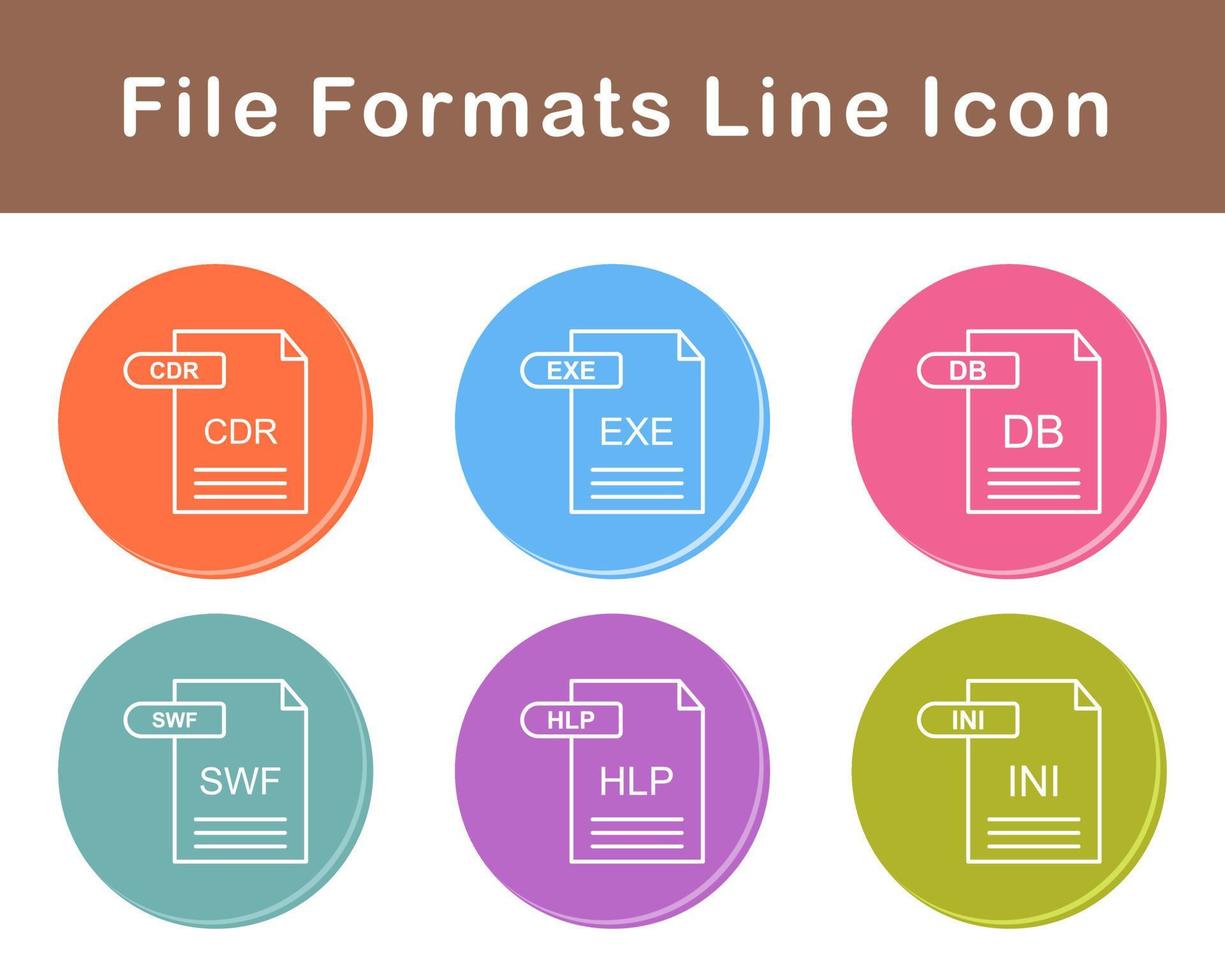 File Formats Vector Icon Set