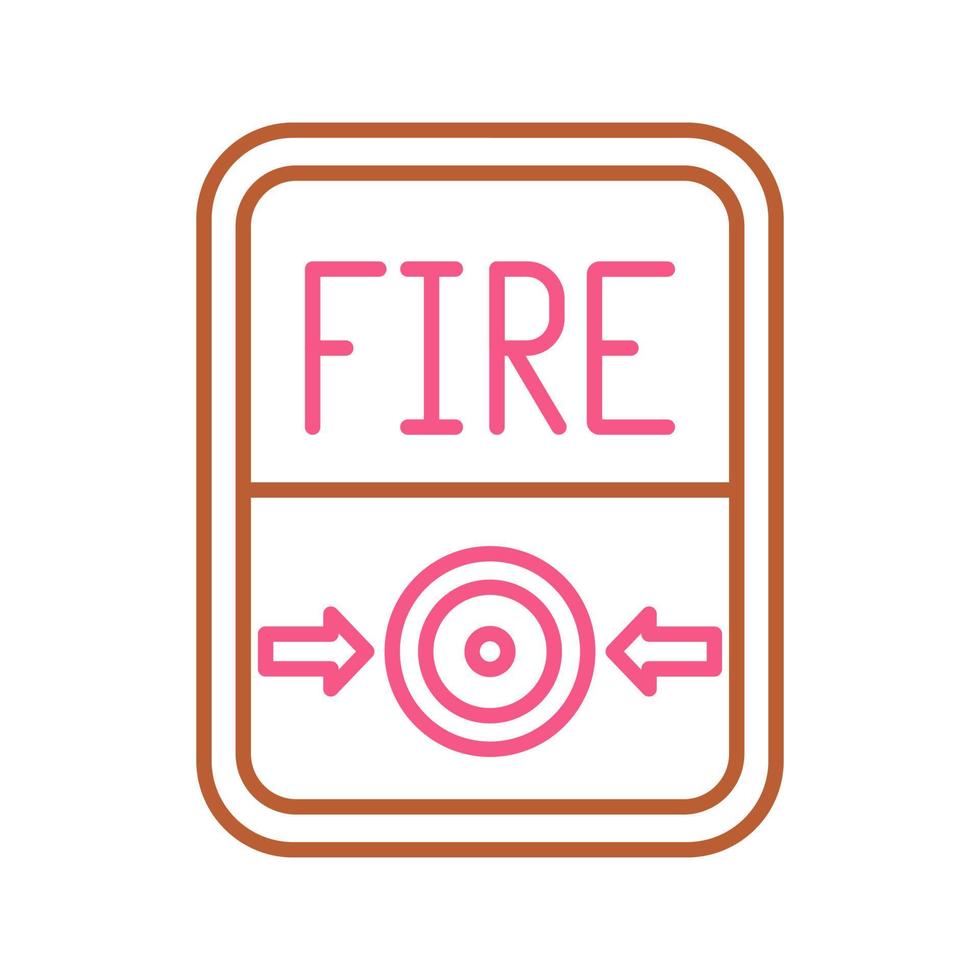 Fire Button Vector Icon