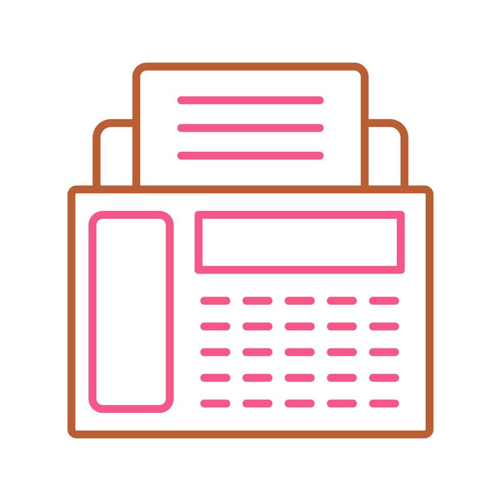 Fax Machine Vector Icon