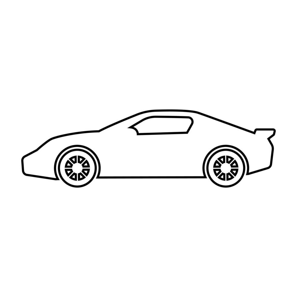 automóvil icono vector. coche ilustración firmar recopilación. vehículo símbolo. auto logo. vector