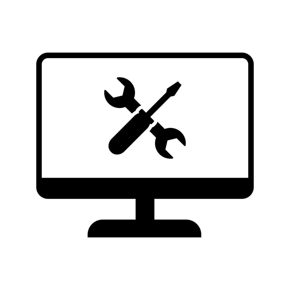 Repair icon vector. Service center symbol. fix illustration sign. read logo. vector