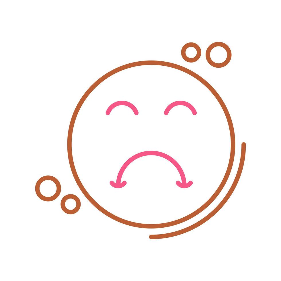 Upset Vector Icon