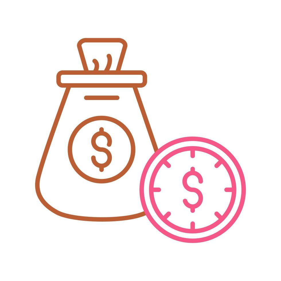 Time Is Money Vector Icon