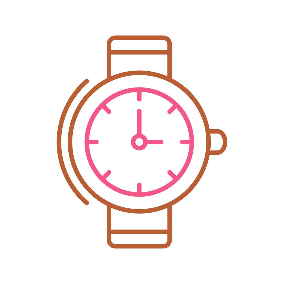 icono de vector de reloj de pulsera