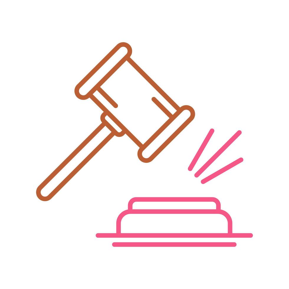 Gavel Vector Icon