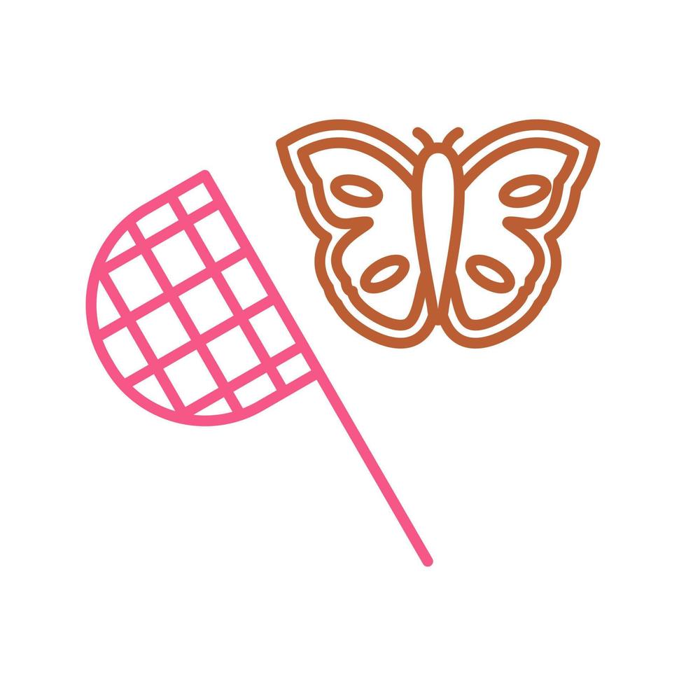 Butterfly Catcher Unique Vector Icon