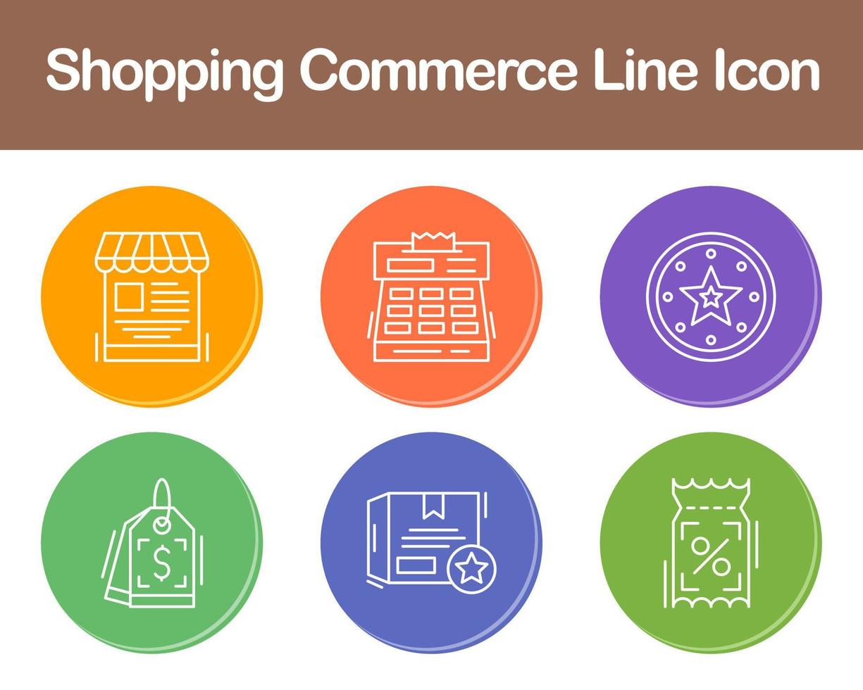 Shopping Commerce Vector Icon Set