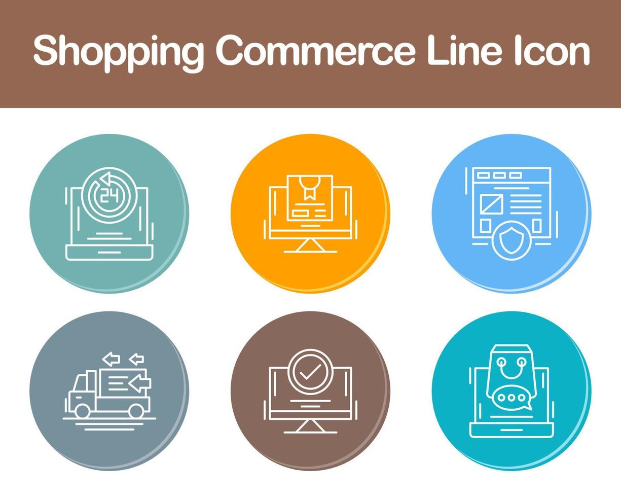 Shopping Commerce Vector Icon Set