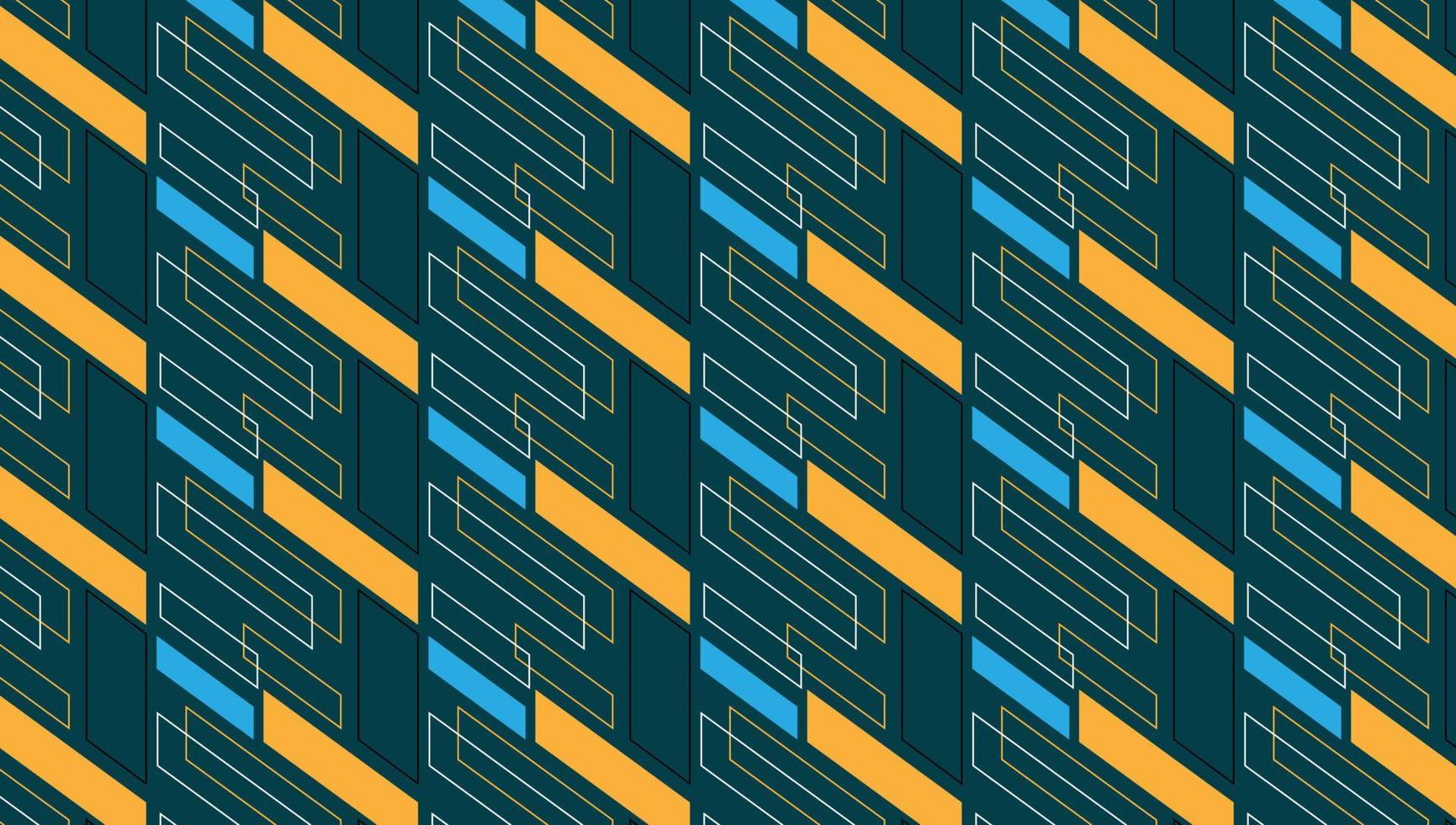 Seamless Geometric striped Vector Pattern Dark color hipster style. Pattern suitable for posters, postcards, fabric or wrapping paper