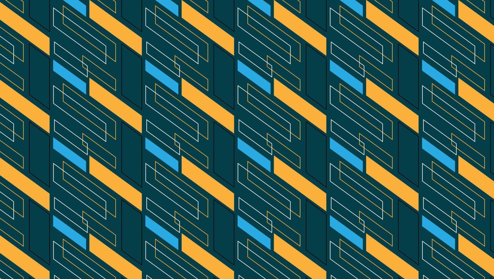 Seamless Geometric striped Vector Pattern Dark color hipster style. Pattern suitable for posters, postcards, fabric or wrapping paper