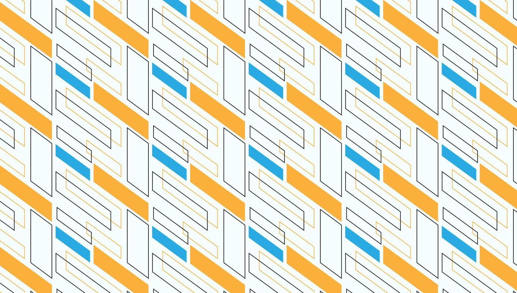 Seamless Geometric striped Vector Pattern Bright color hipster style. Pattern suitable for posters, postcards, fabric or wrapping paper