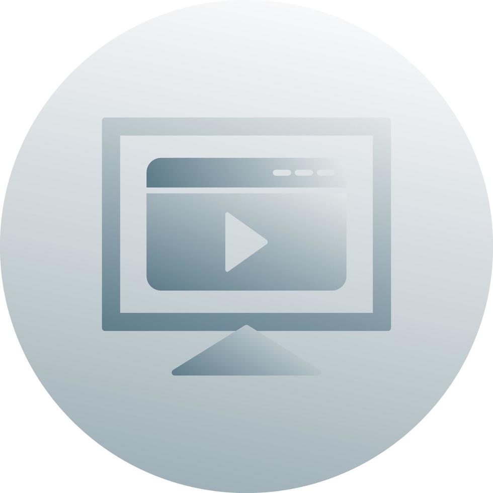 Video Streaming Vector Icon