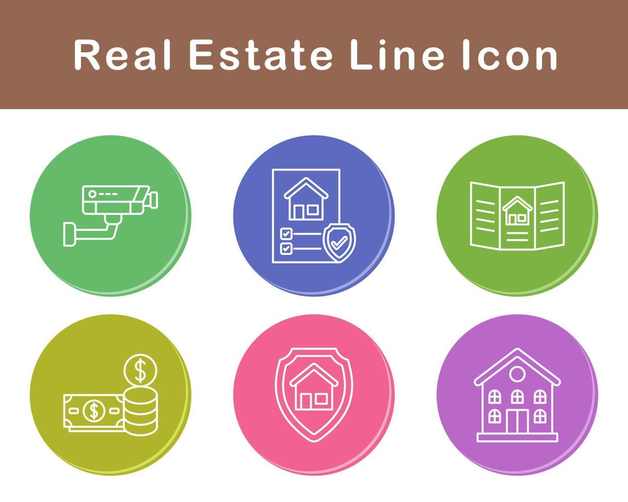 Real Estate Vector Icon Set