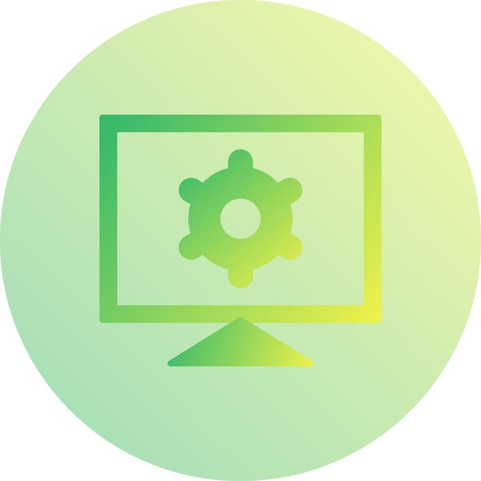 Computer Settings Vector Icon