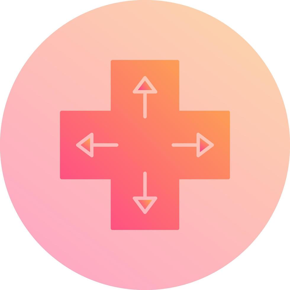 Unique Direction Keys Vector Icon