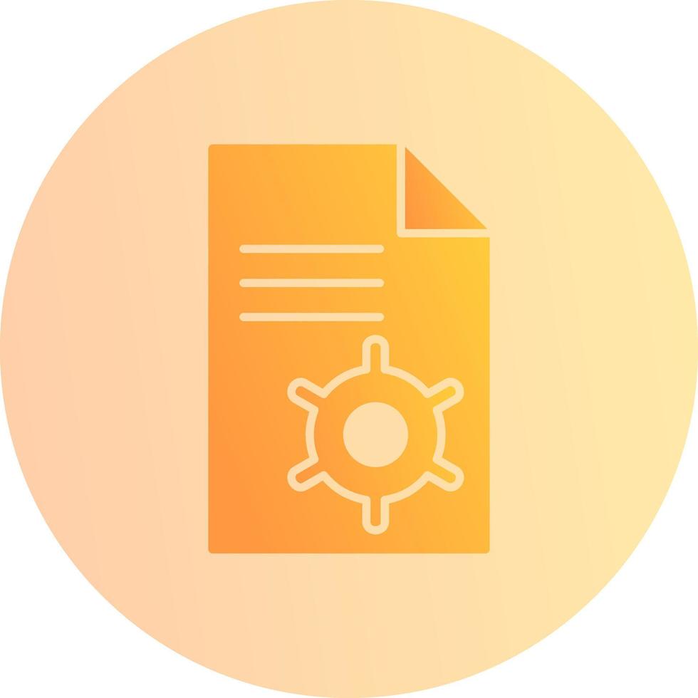 Unique Content Management Vector Icon