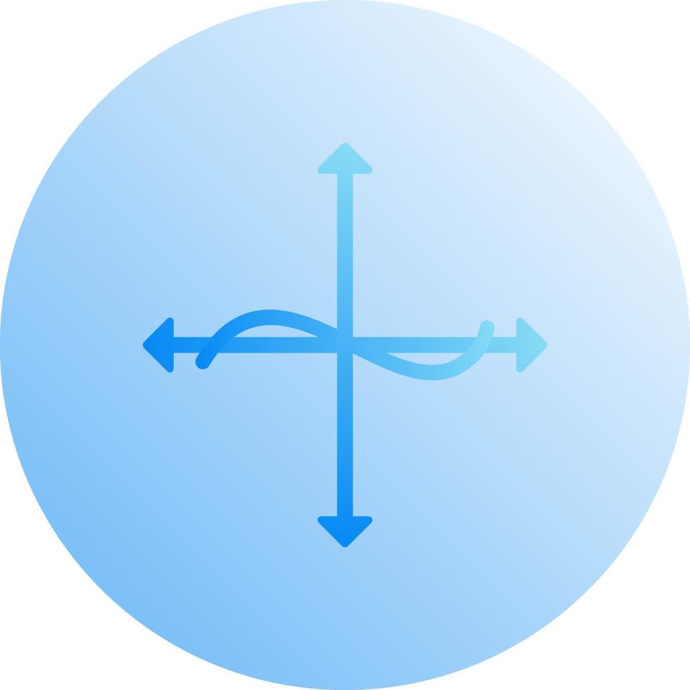 Unique Graph Vector Icon