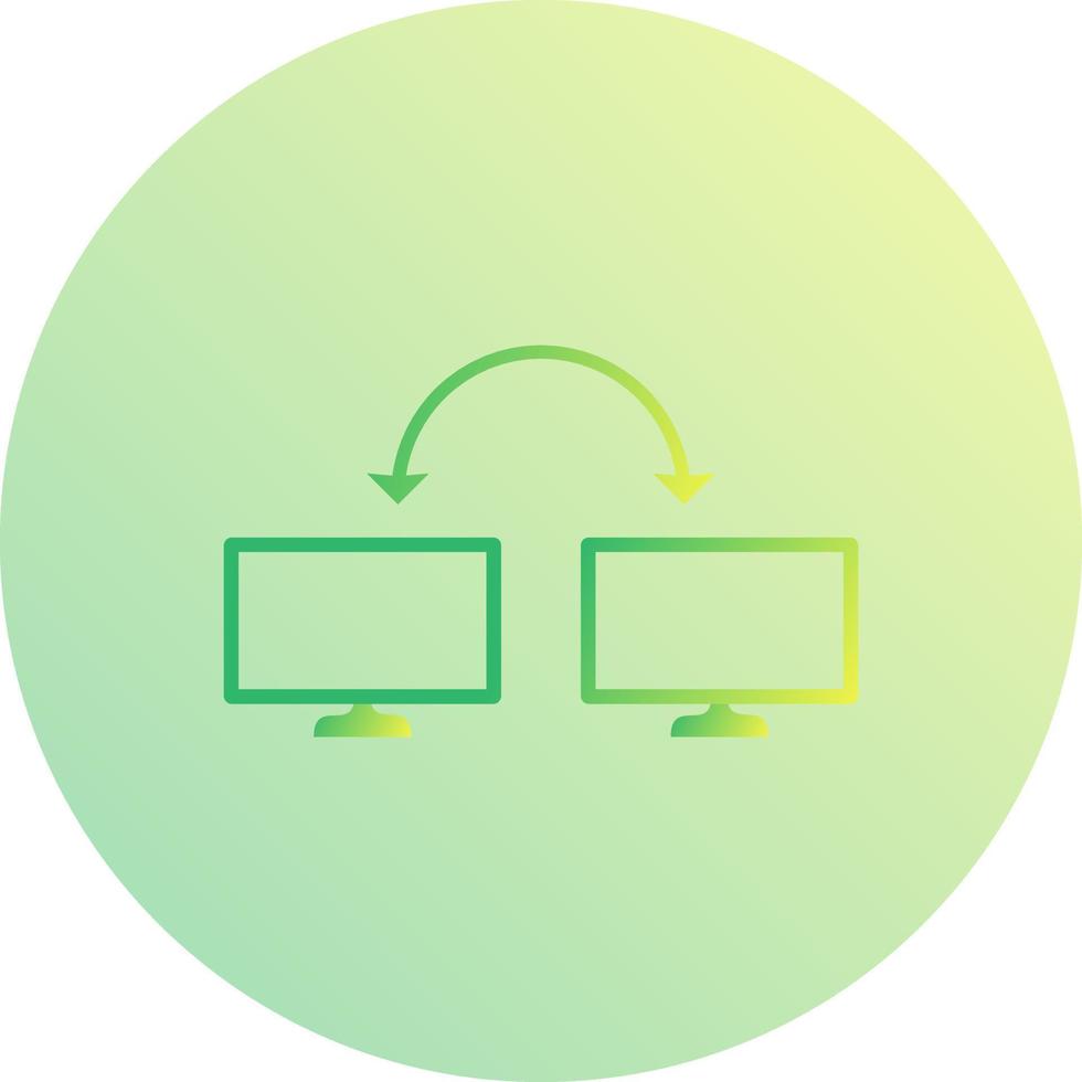 Unique Connected Systems Vector Icon