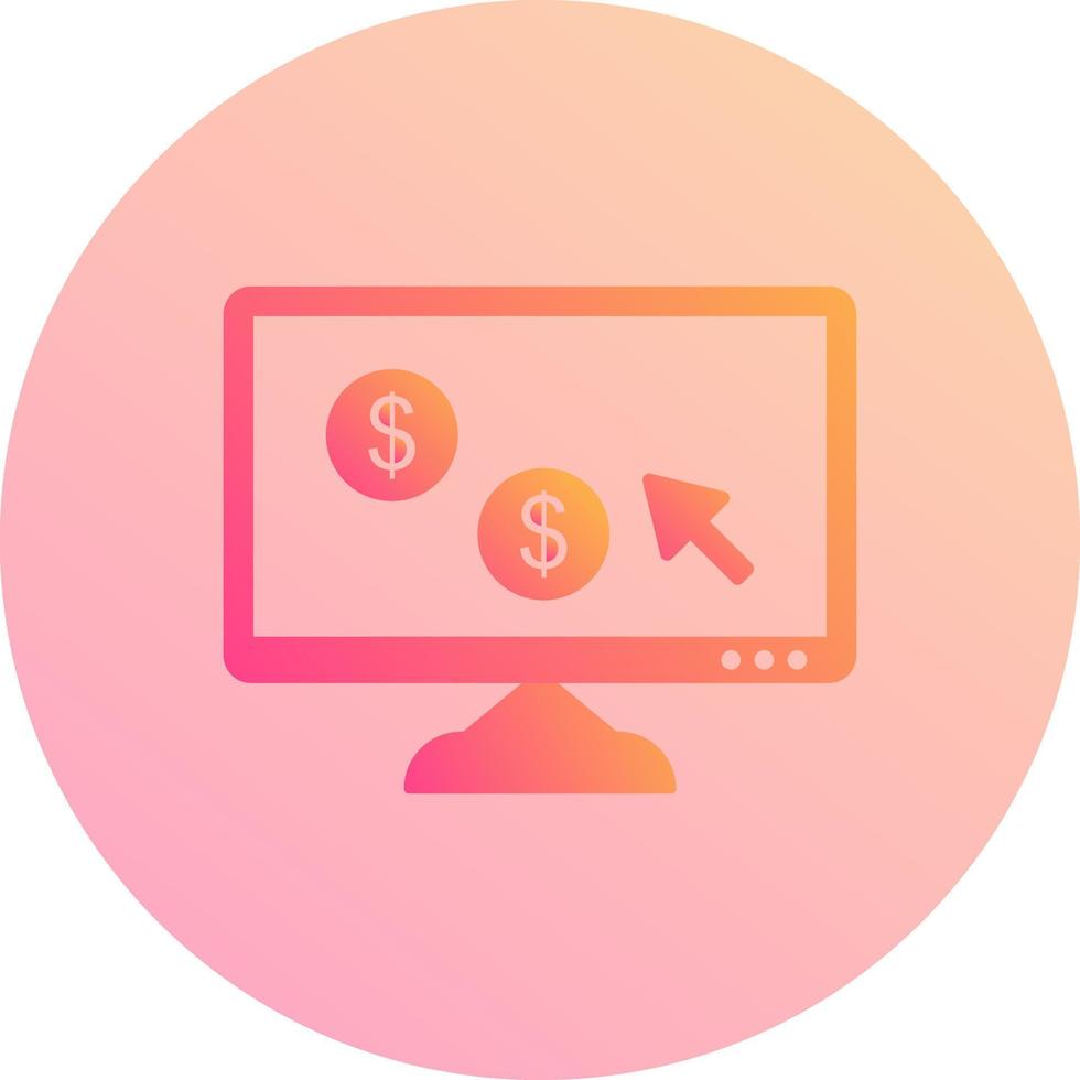 Unique Pay Per Click Vector Icon