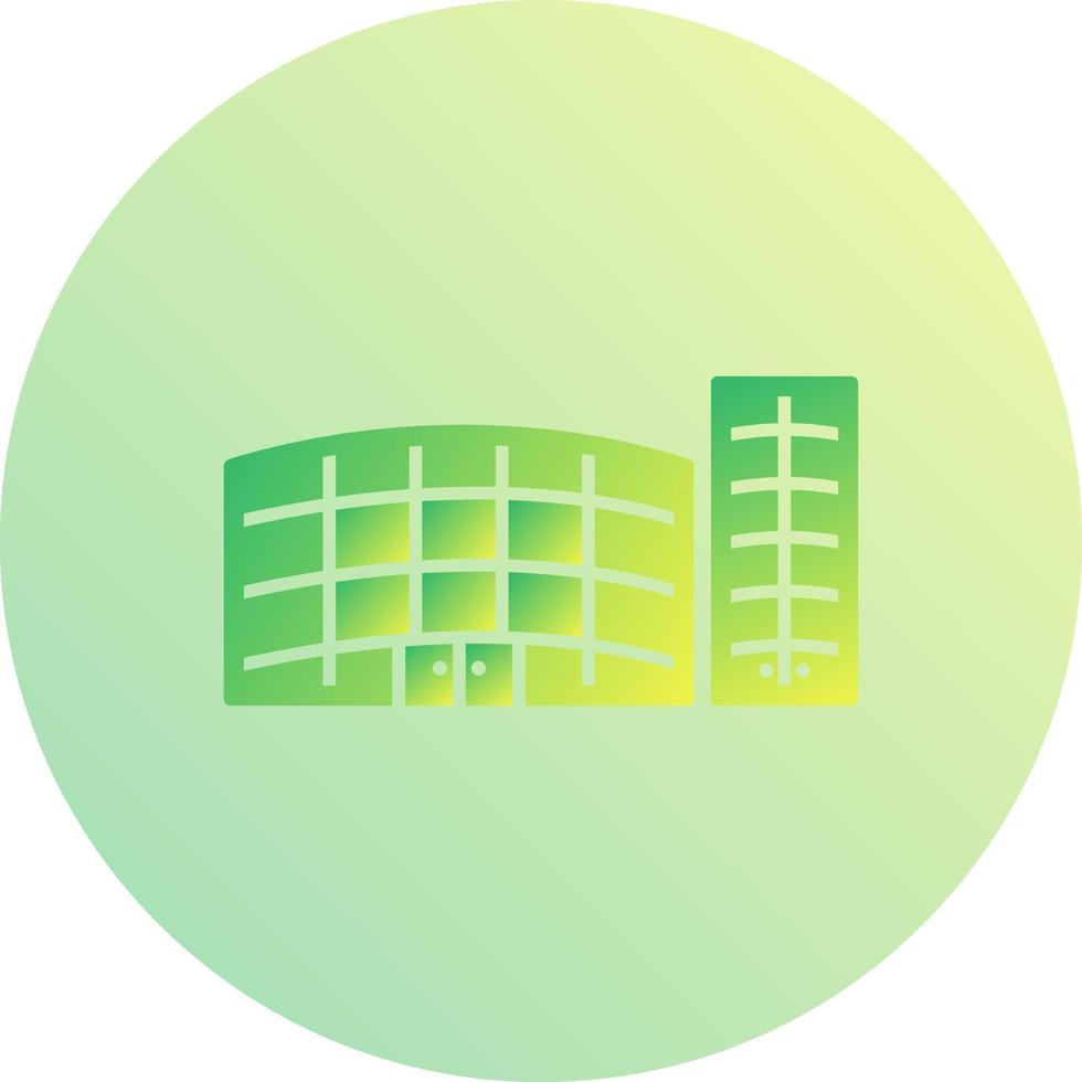 Unique Shopping Mall Vector Icon